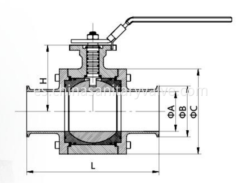 sanitary manual WH ball valves